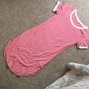 Pink T-Shirt Dress